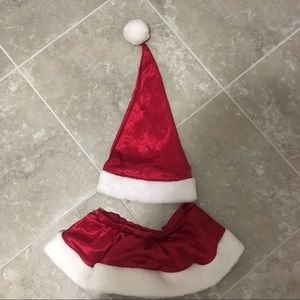 Victoria secret Santa skirt and hat